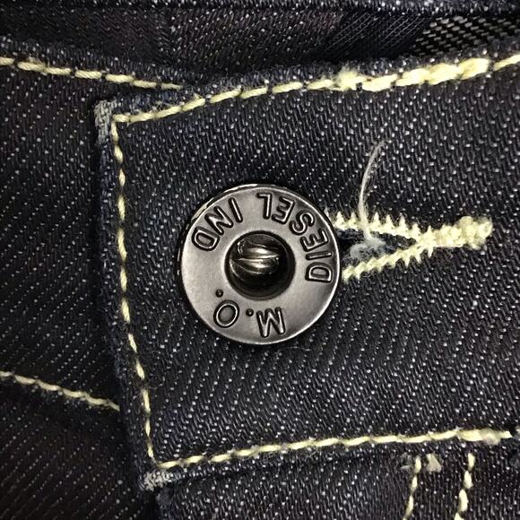 Diesel Jeans LIV Stretch Italian Super Dark Indigo Wash Skinny Slim Jeans sz 27 - Picture 14 of 15